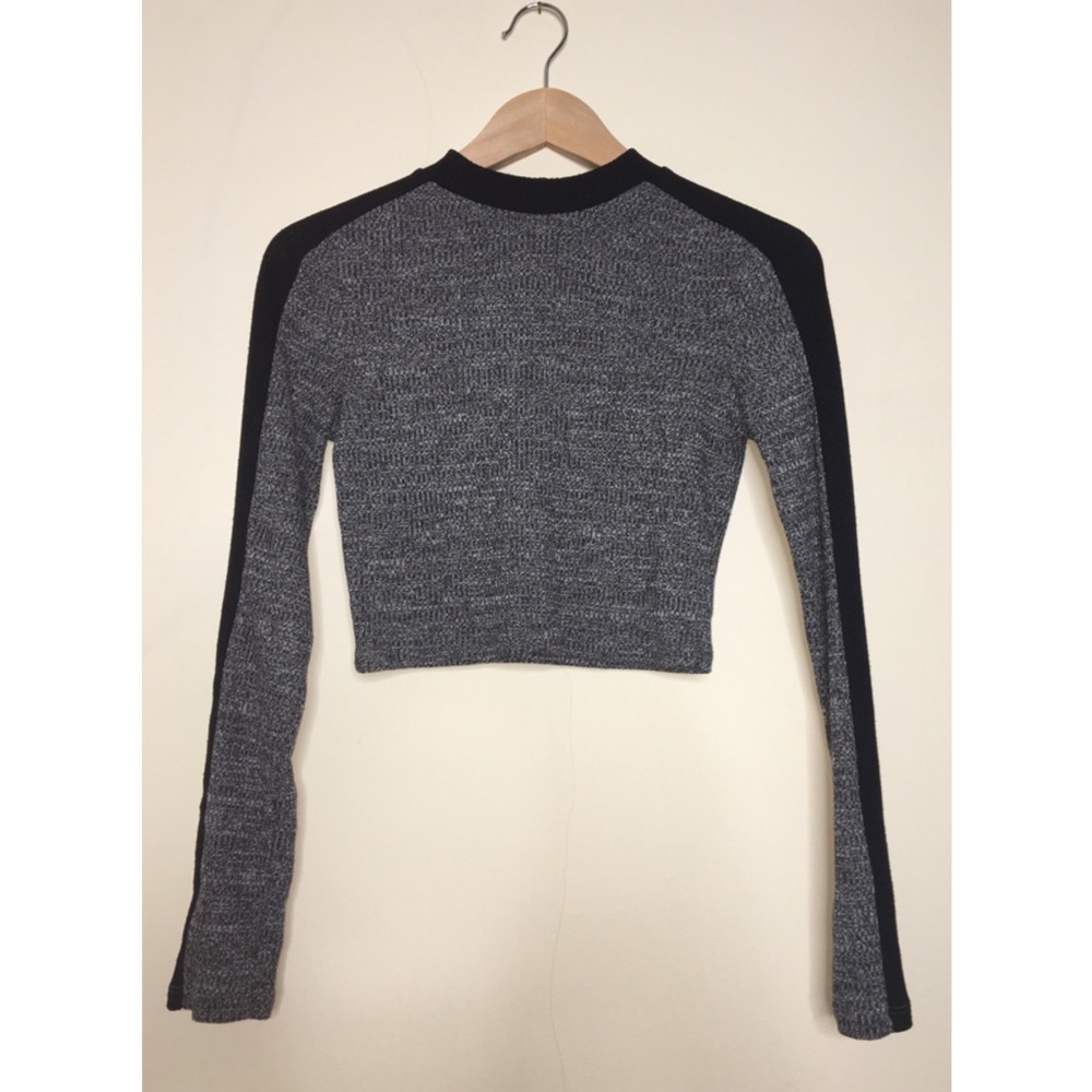 Fashion Nova Long Sleeve Crop Top